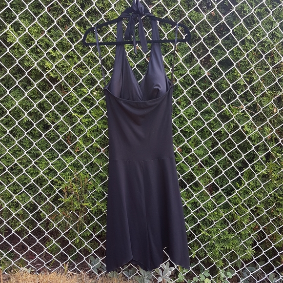 🌏 Le Chateau - Vintage Halter Dress Y2K Fairy Midi Dress - Size Medium - Picture 5 of 11